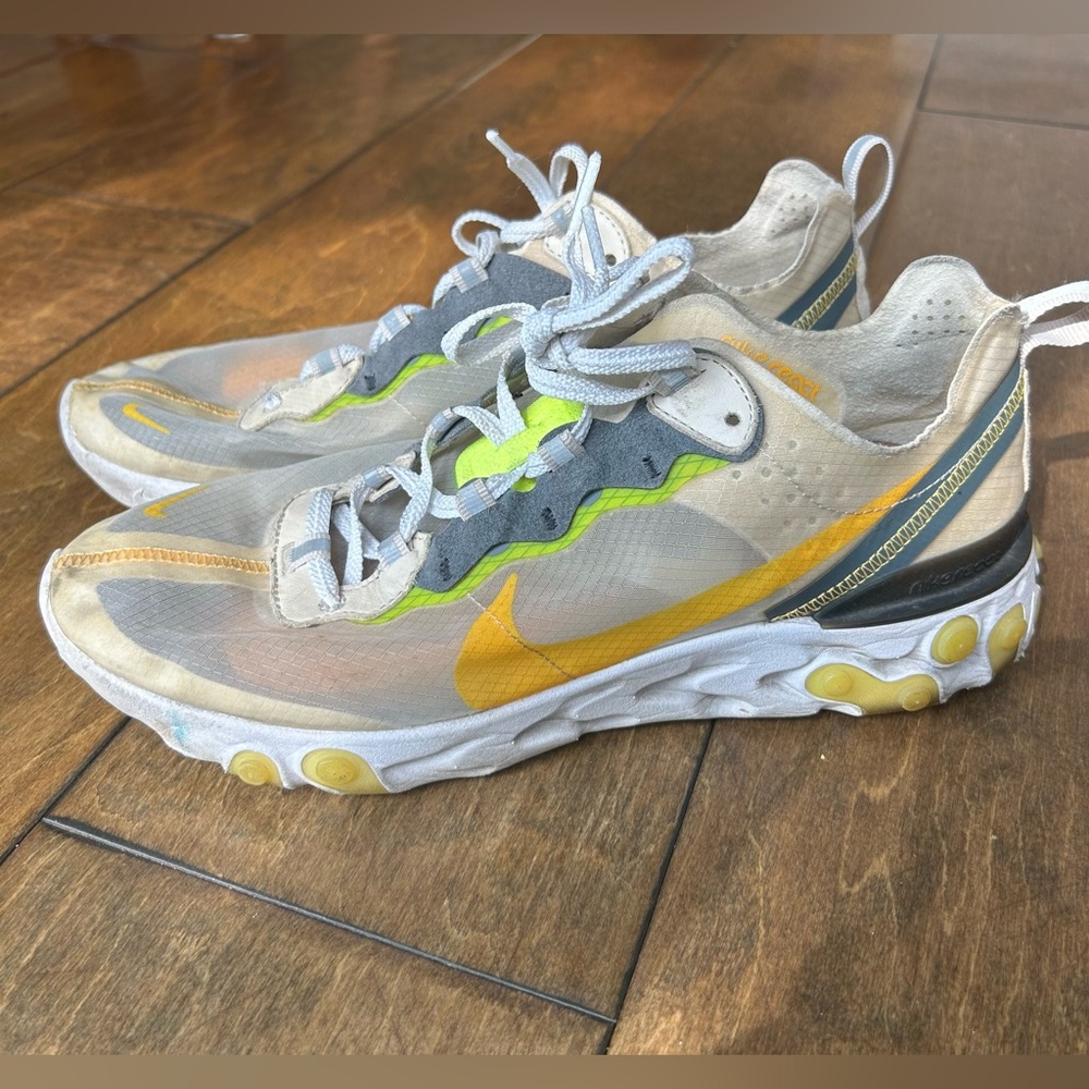 NIKE REACT ELEMENT 87 “TOUCH OF LIME” / LIGHT OREWOOD BROWN MEN